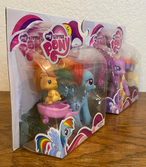 My Little Pony RAINBOW DASH & RAINBOW FLASH BONUS 1+1 PACK – G4, 3″, MIP, Rare