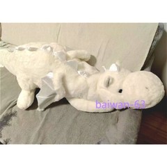 Snow Dragon Plush Toy Cute Soft Little Dragon Pillow Doll Birthday Gift Decorate