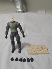 Valaverse Action Force Night Ops Senshi Male Body 6″ Custom Fodder 1/12 Scale