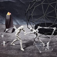 HG144 Adjustable Action Figure Display Holder Base Doll Model Support Stand