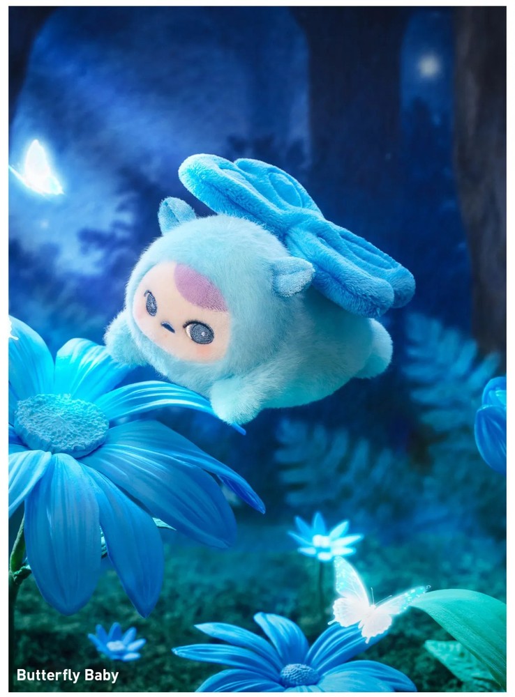 POP MART Pucky Flying Babies Series Plush Pendant Confirmed Doll in Open Box