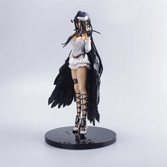 21cm Albedo Black Wings PVC Action Figure Collectible Model Toy Gift Decor
