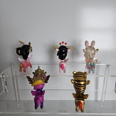 Lot Of 5 Tokidoki Unicornos Figures Thai Princess, Tiger, Cherry Blossom, Bunny