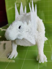 The First Gods STEGOSAURUS Lost World Creations Glow In The Dark PLA Figure