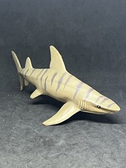 TIGER SHARK made in CHINA – 6.5″ long – Plastic Figurine A4