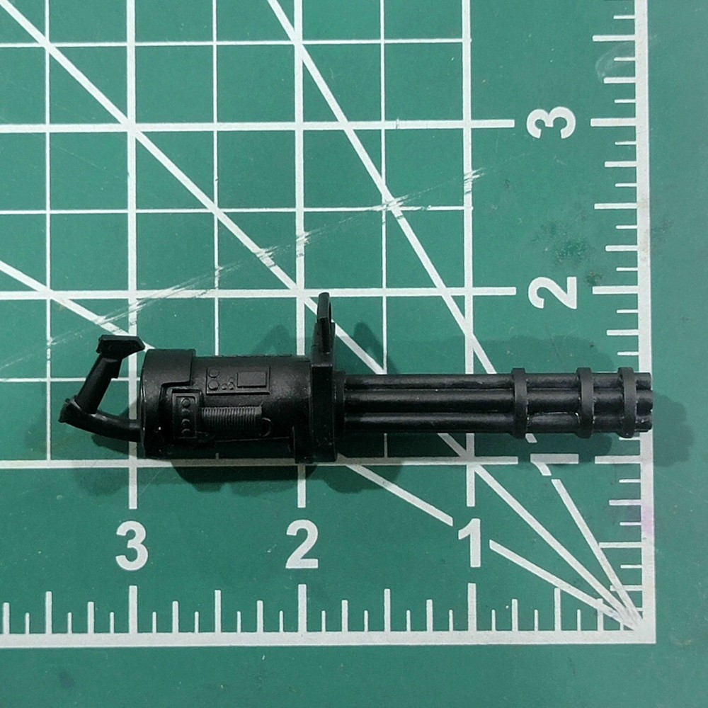 Custom Sci-fi Minigun resin 1/12 scale Legends GI Joe Classified Mini Gun