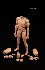 MX02 Male Body 1:6 Flexible Standard Muscle Action Figure 12” Doll