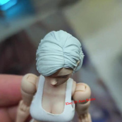 1/12 Modern Girl Female Head Carving For 6″ Romankey CFTOYS Figure Body