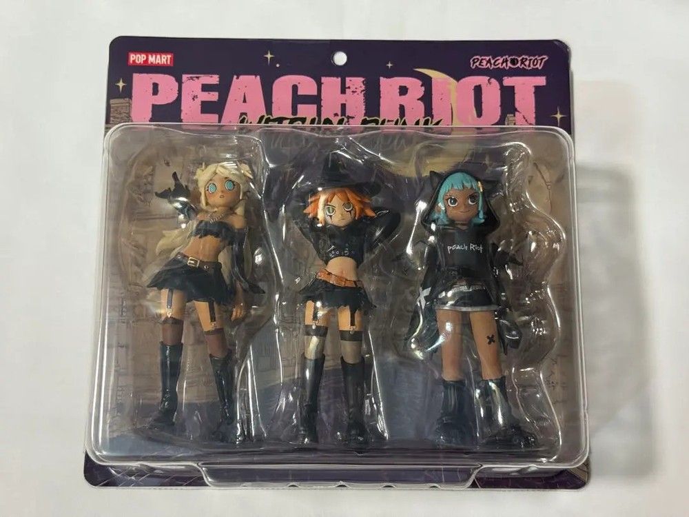 POP MART Peach Riot Witchy Punk Series Figure Gigi Poppy Frankie Toy Japan New