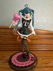 21cm Hatsune Miku Sweet Lolita Figure Heart Wand Anime Statue Model Toy With Box
