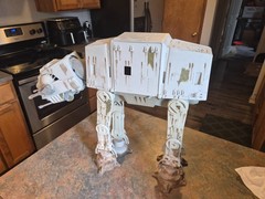 Star Wars Saga Collection Endor AT-AT Walker Muddy Feet