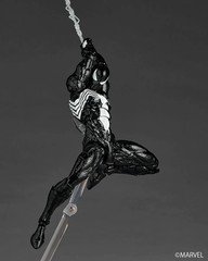 Kaiyodo Revoltech Amazing Yamaguchi Symbiote Spider-Man Black Action Figure New