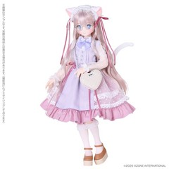 Azone Dreamin Mebae A Gift From M.k White Cat 22.5cm/8.8In 1/6 Full Set Gift