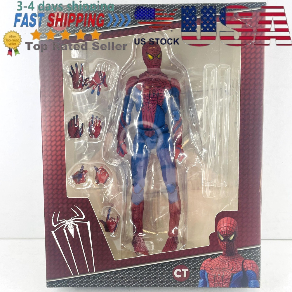 Spider-Man Peter Parker Spiderman 6″ Action Figure Gift CT Toys #001 New In Box