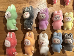 Mini Series Flocking Figures 4cm Cute Gift DIY Decor Toys Kawaii Big Into Energy