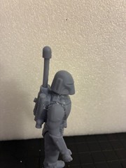 Star Wars Custom Rocket Firing Boba fett from the sticker with removable rocket