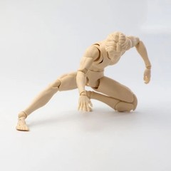 1/12 Mirrfig MF001 Male Action Figure Body 6″ Pale Skin Super Jointed Model Toys