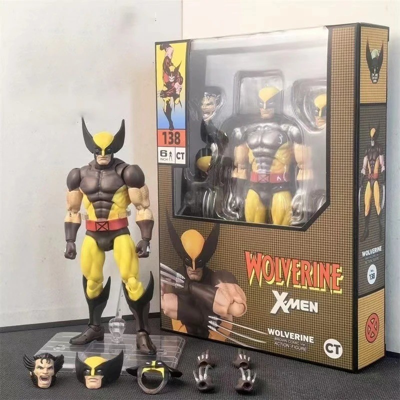 Wolverine X-Men Brown Comic Version w/Accessory 6″ Action Figure CT Toys #138