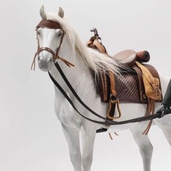 1/6 Horse Animal Figure JXK Model GK Decoration Soldier Scene Accessory Gift Toy