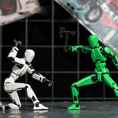 Dummy 13 Action Figure Multi-Jointed Movable Mannequin Robot 3D Printed.
