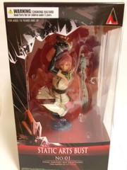STATIC ARTS BUST FINAL FANTASY XIII Lightning Figure FF13 SQUARE ENIX