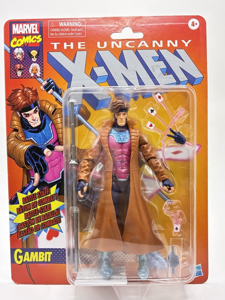 Marvel Legends Gambit Uncanny X-Men Retro Action Figure Target Exclusive Hasbro