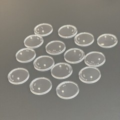 100X DISPLAY STAND Base FOR 3.75” STAR WARS VINTAGE FIGURE CLEAR 1.5” diameter