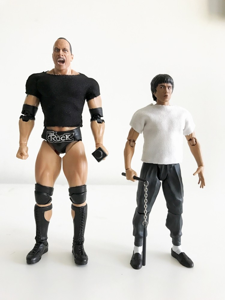 NOX-T-2PK: FIGLot 1/12 Fabric T-Shirts for SHF, Figma Figures – BLK x1, WHT x 1