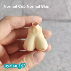 1:12 Big Bust Breast Cover Replacement Model Fit 6” Female Action Figure Body