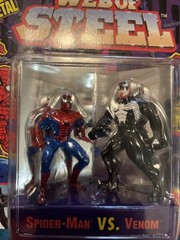 Vintage 1994 ToyBiz SPIDER-MAN Web Of Steel “Spider-Man vs. Venom” Sealed