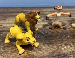 Lot Of 6 Vintage, Disney THE LION KING Toys/Figures