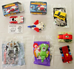 Mix of 25 McDonald’s Happy Meal Takara TRANSFORMERS COMMANDRONS Toy Figures