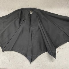 SU-MF-C-KF-BK: Custom Black Wired Cape for McFarlane Knightfall Batman