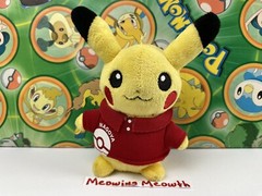 Pokemon Center plush Pikachu mascot 2013 Nagoya Keychain PokeDoll Stuffed figure