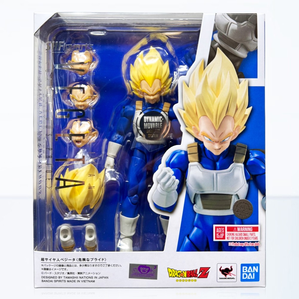 Bandai S.H.Figuarts Dragon Ball Z Super Saiyan Vegeta (Dangerous Pride) Figure