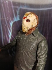 Custom NECA accessories Jason Voorhees Resin PRE UBER mask. !MASK ONLY! +Machete