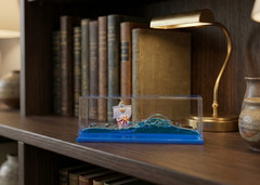 One Piece Thousand Sunny Ship Bottle Liquid Wave Anime Collectible Decor Gift