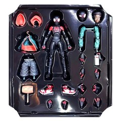 Spider-Man Action Figure Miles Morales Into The Spider Verse Toy Gift With Box