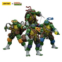 JOYTOY TMNT 1/18 action figures Michelangelo Donatello Leonardo Raphael