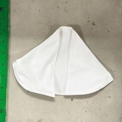 PB-C-WHT: 1/12 scale White wired cape for 6″ action figure