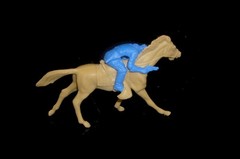 Wounded Cavalryman Custer 7th Cavalry Little Big Horn toy soldiers Marx playset