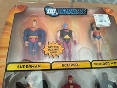 2009 Mattel DC Universe Justice League Unlimited 6-Pack Justice League Eclipsed