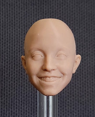 Custom Sydney Sweeney bald smiling Head Sculpt 1/18 1/12 1/10 1/6