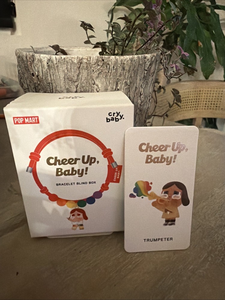 Pop Mart Cry Baby Cheer Up Baby Bracelet – Confirmed Trumpeter -Sealed Bag