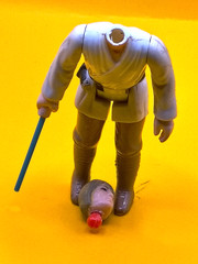 Custom STAR WARS Vintage Action Figure Luke Farmboy Repaint Head Fix 70s Retro
