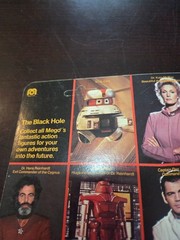 Vintage Mego The Black Hole Maximillian Cardback, No figure, Unpunched!