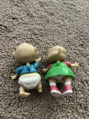 Lot Of 2 Vintage 1997 Rugrats Nickelodeon Applause Viacom Figure Toy Cake Topper