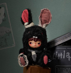 NWT Pop Mart Hirono Little Hare Plush Doll Pendant