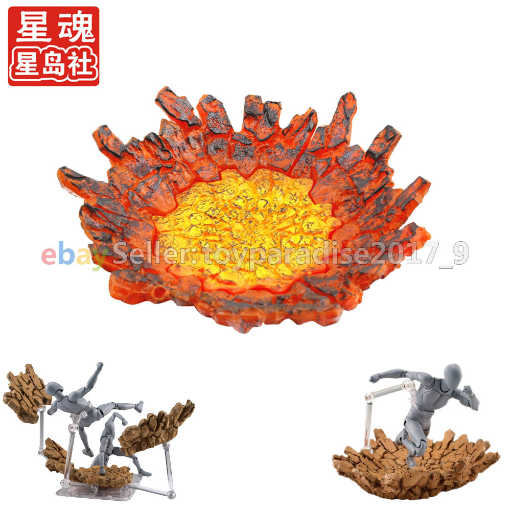 Tamashii Effect Impact For Figma Action SHF S.H.Figuarts Seiya Figure Orange DIY