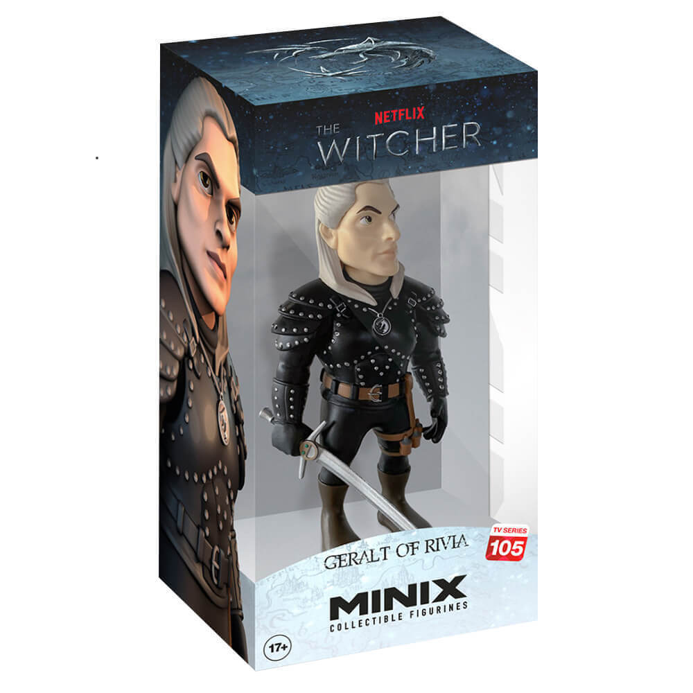 Minix the Witcher Geralt 12cm Collectible Action Figure Ages 17 Years and Up